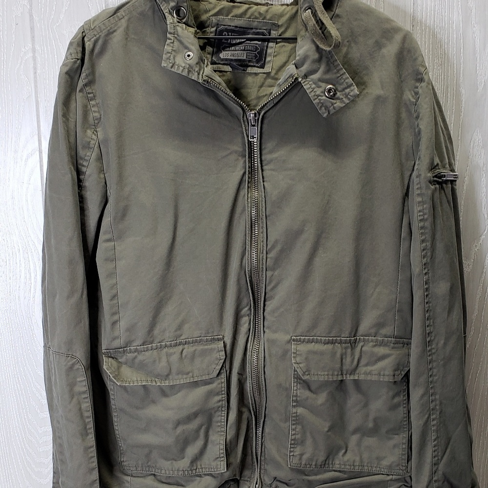 Mens Large Military Style Field Jacket 21 Men